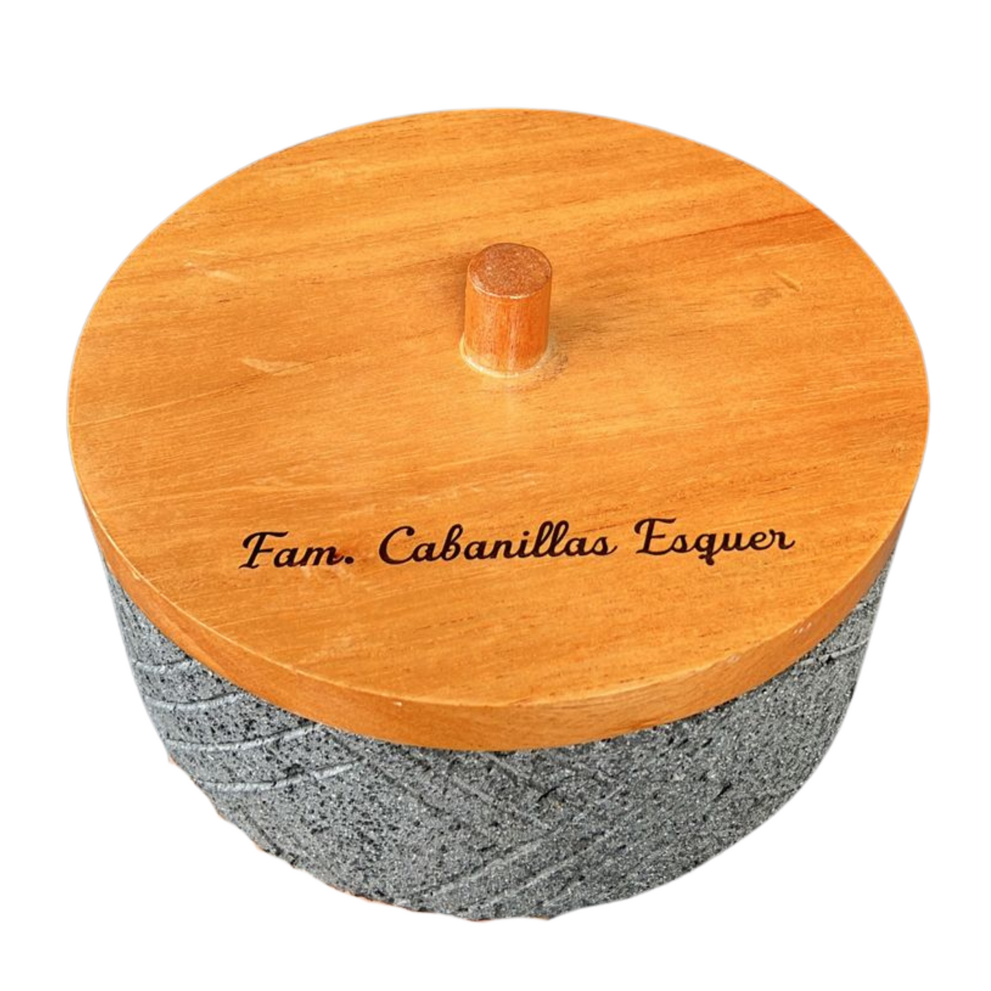 Tortillera de piedra volcánica