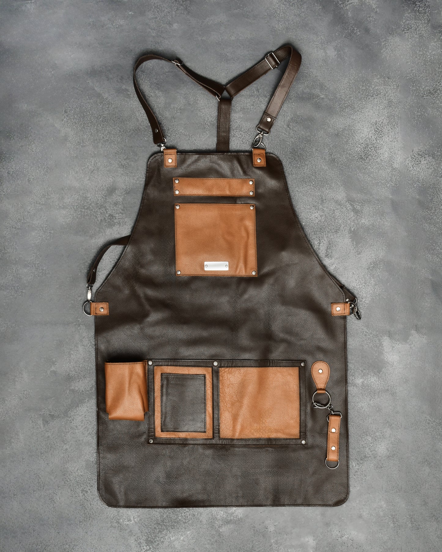Mandil Parrillero PIEL Premium Personalizado