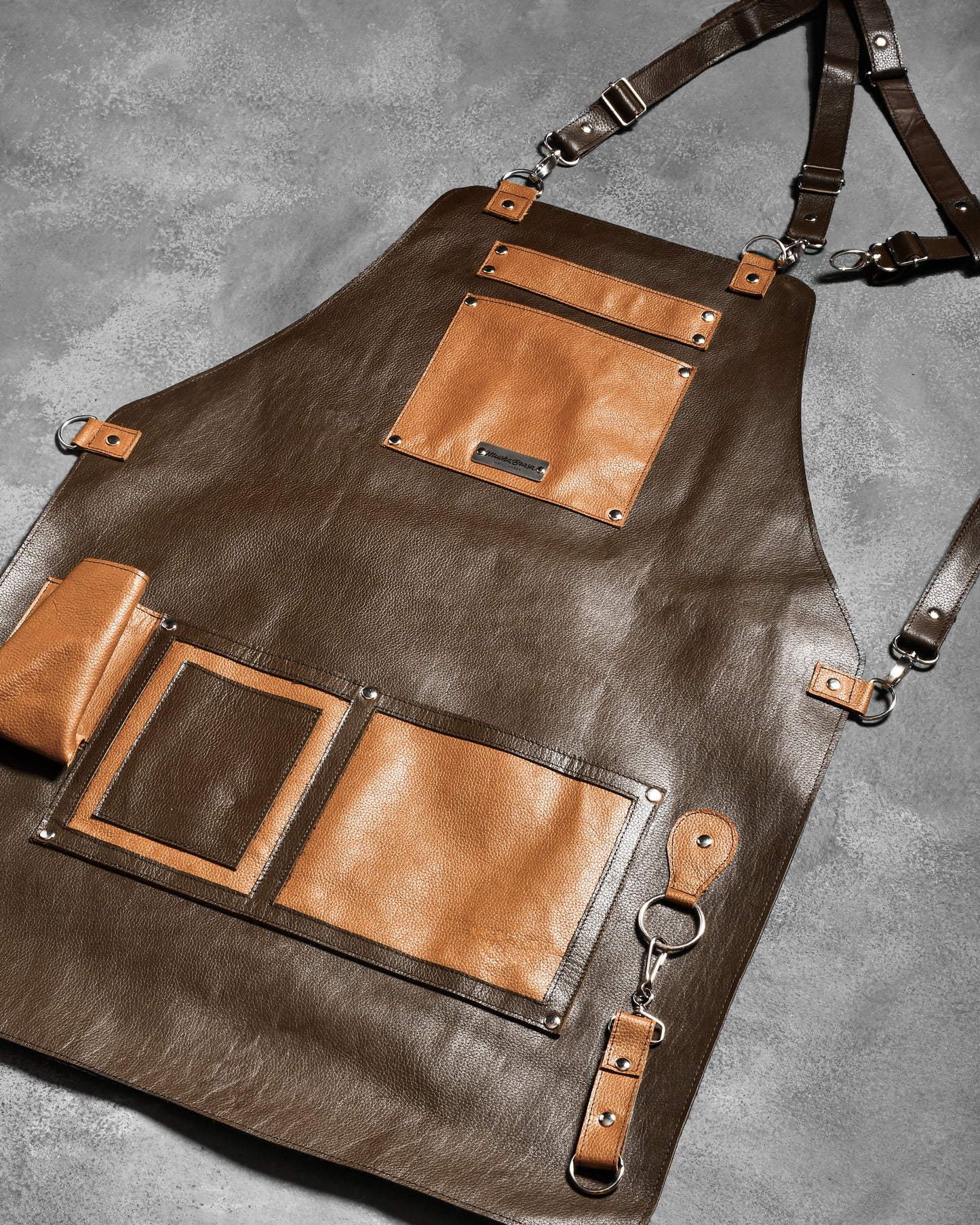 Mandil Parrillero PIEL Premium Personalizado