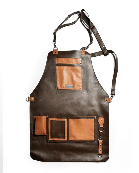 Mandil Parrillero PIEL Premium Personalizado