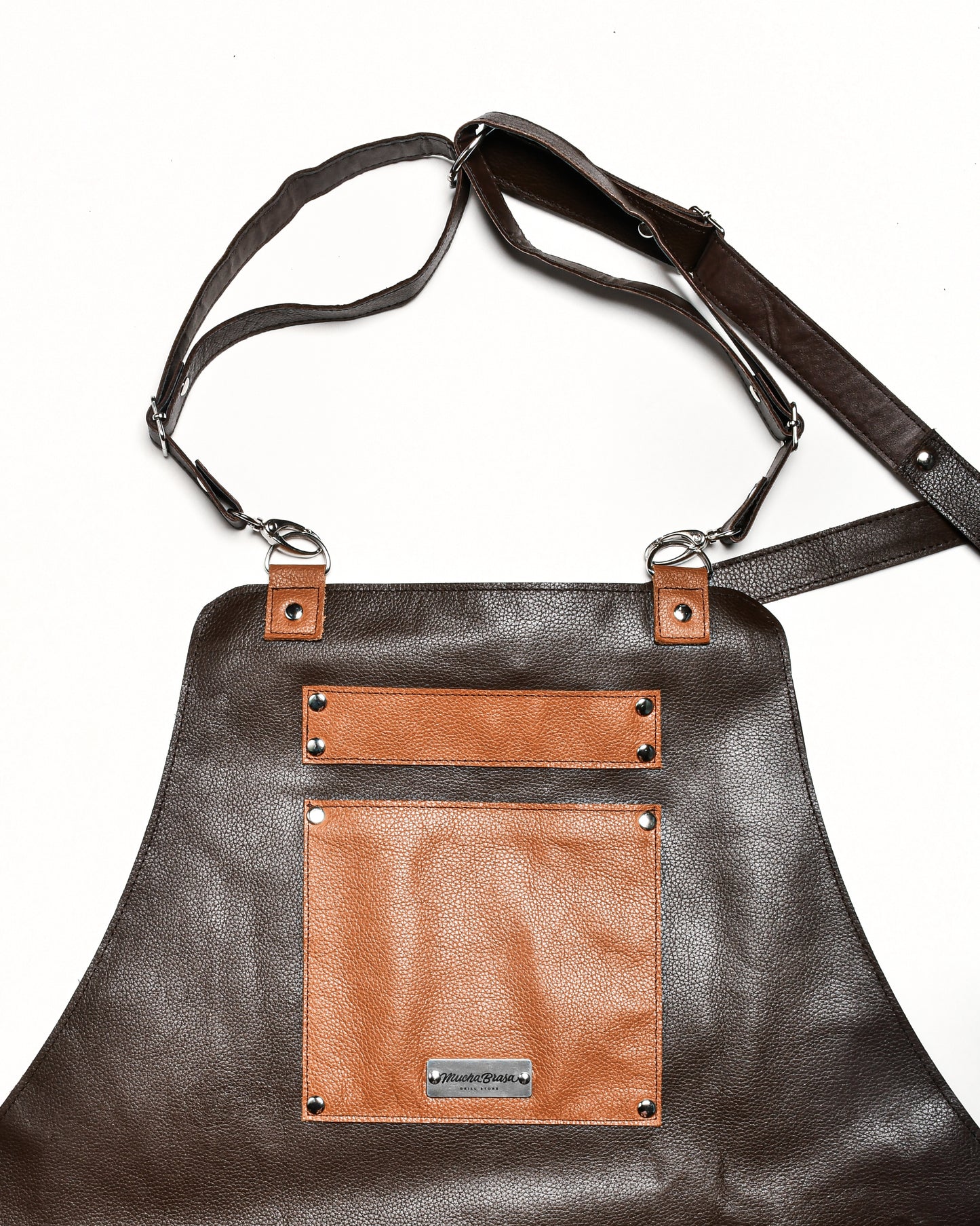 Mandil Parrillero PIEL Premium Personalizado