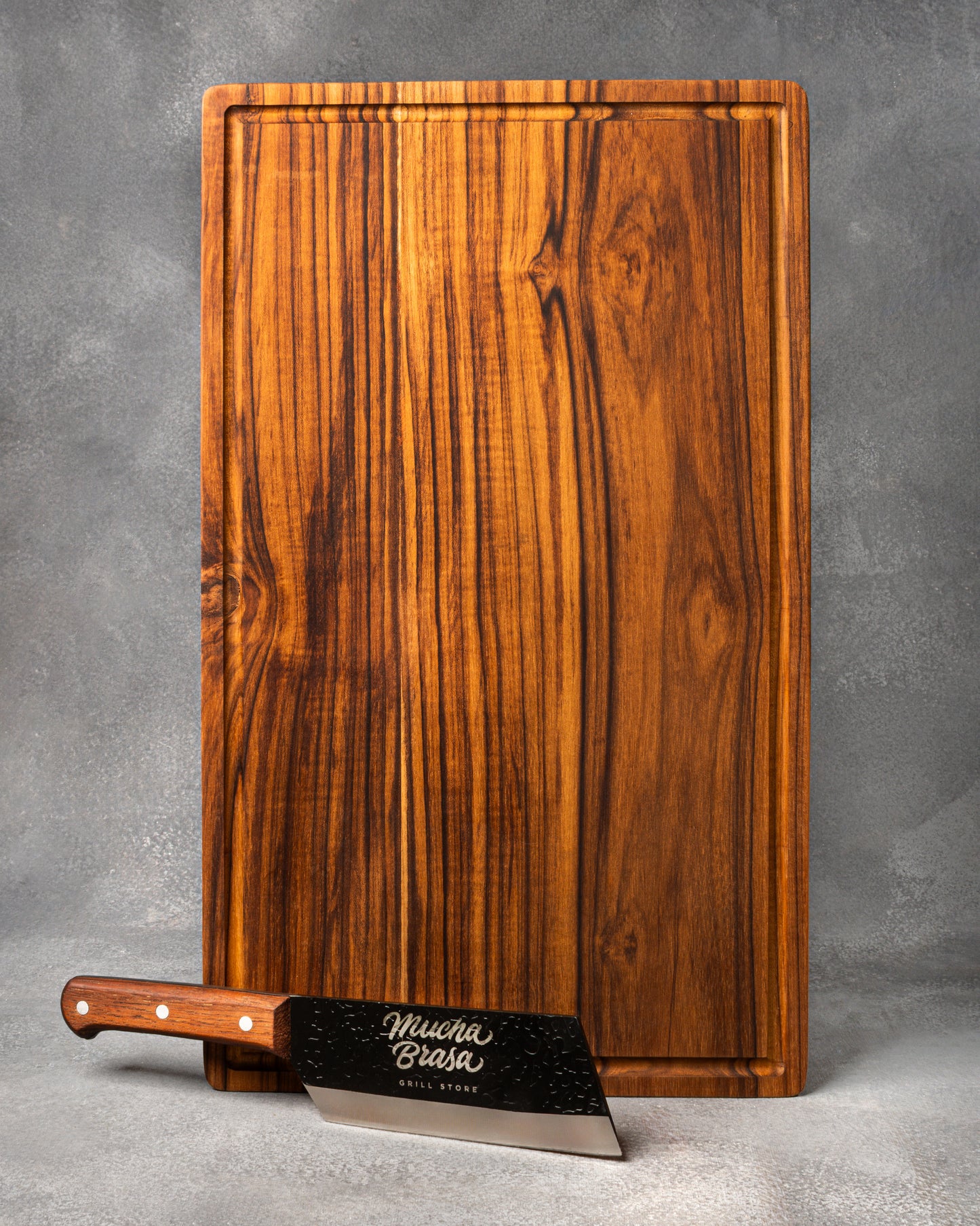 Tabla parrillera teca XL