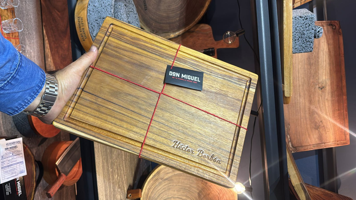 Tabla teca mediana